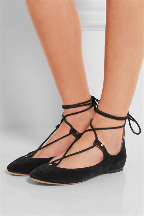 chloe ballet|chloe ballet flats lace.